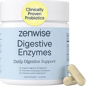 Zenwise Health Digestive Enzymes, Probiotics, for Gut Health Bloat - 48 CT | Multi Enzymes, Probi... | Amazon (US)