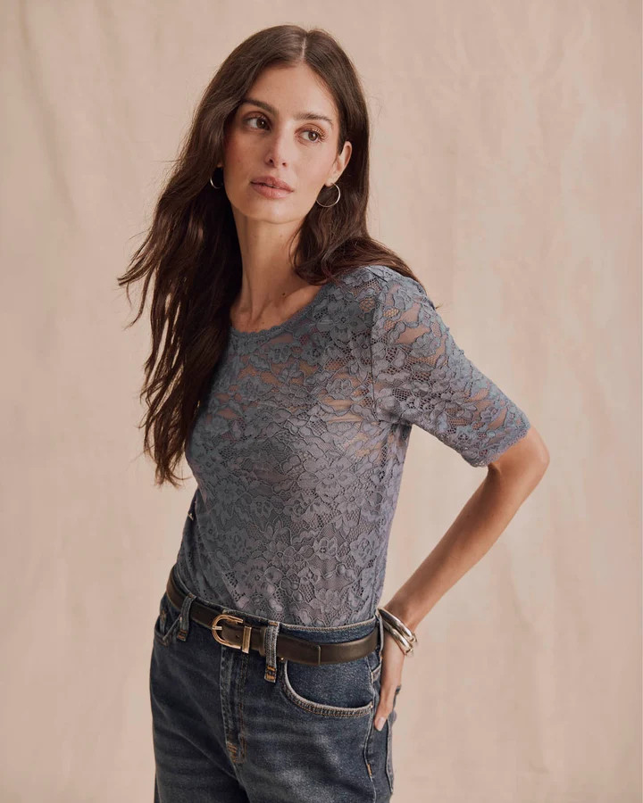 Skyler Stretch Lace Top | Splendid