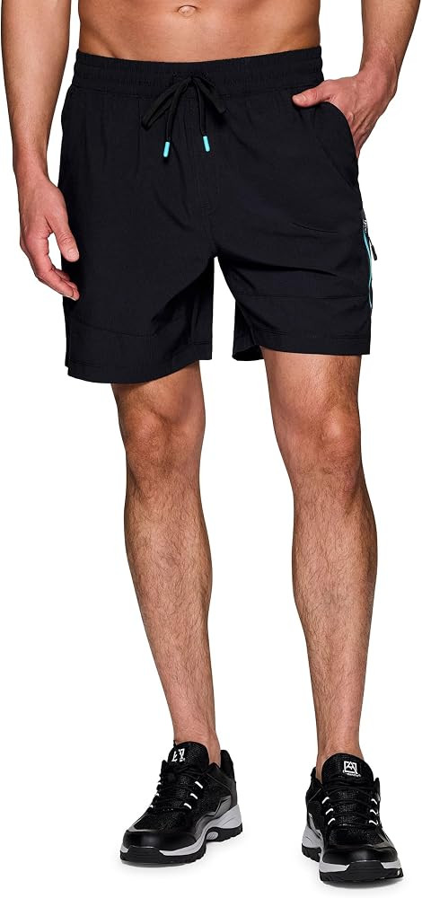 Avalanche Ripstop Hiking Short for Men Quick Drying Basketball Workout Shorts with Pockets | Amazon (US)