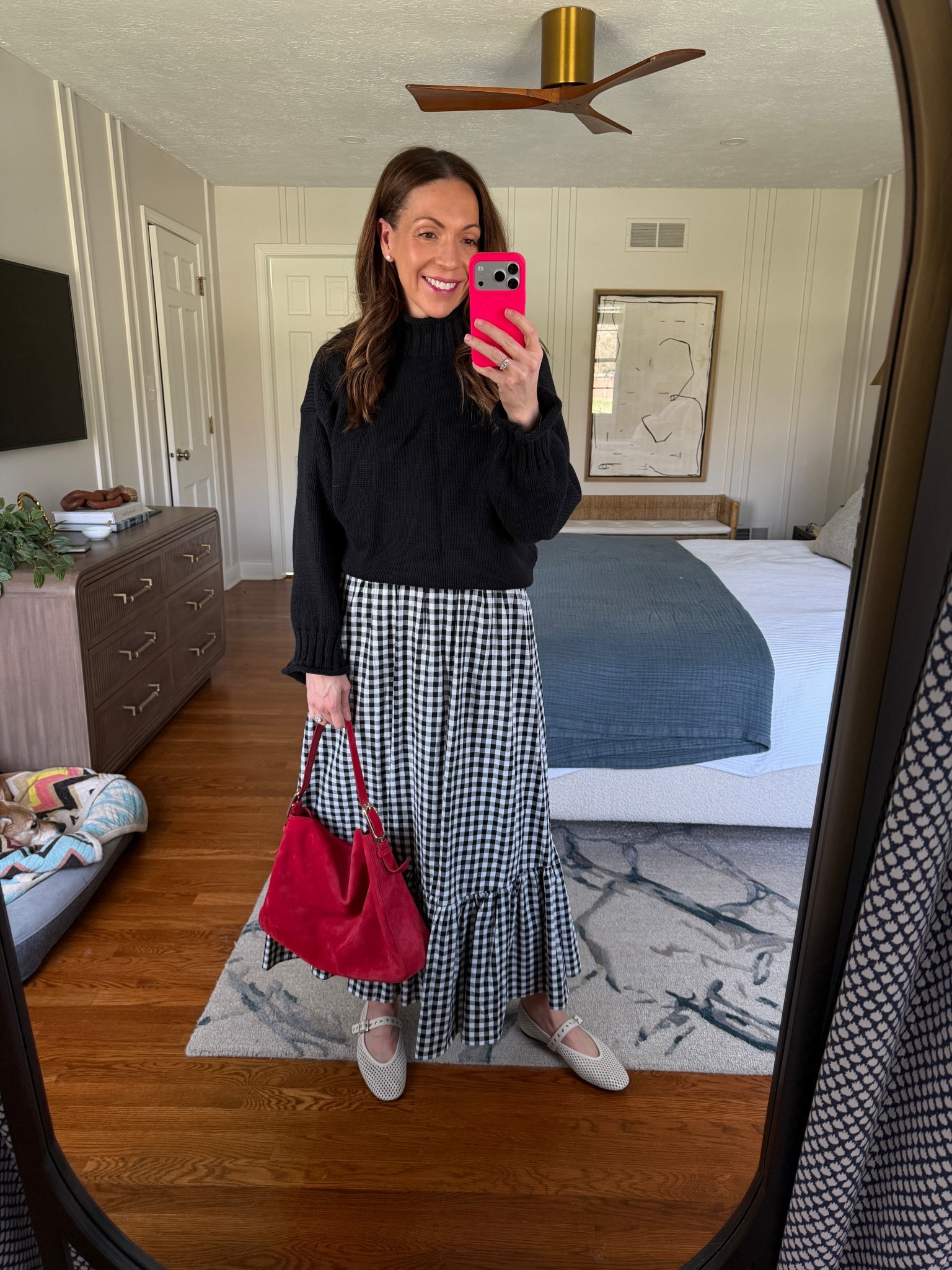 Spring is springing 

Loving the gingham

@jcrew rollneck size small
@Madewell flats TTS