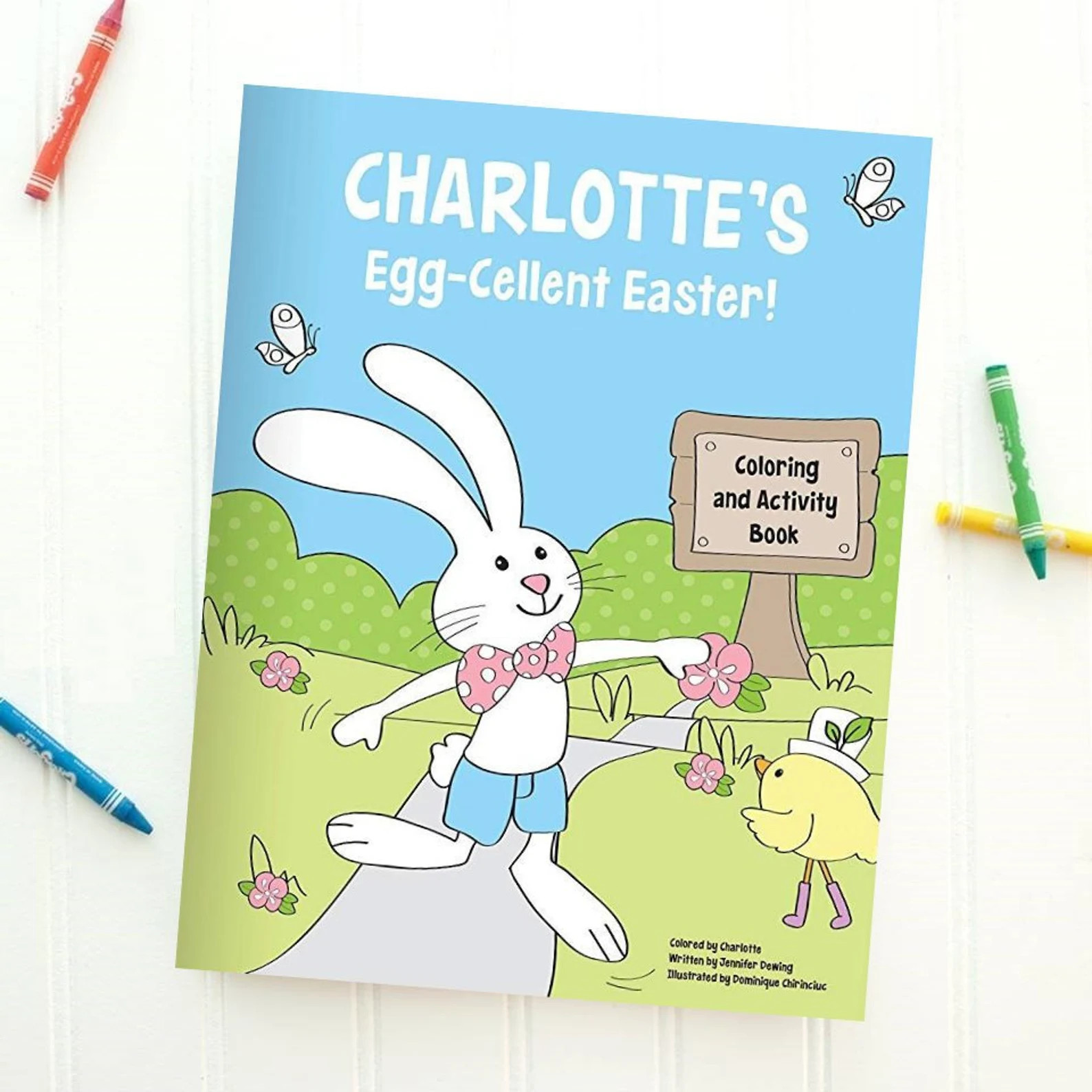 Coloring Book for Kids, Personalized | Easter Basket Gift | CB300 | Etsy (US)