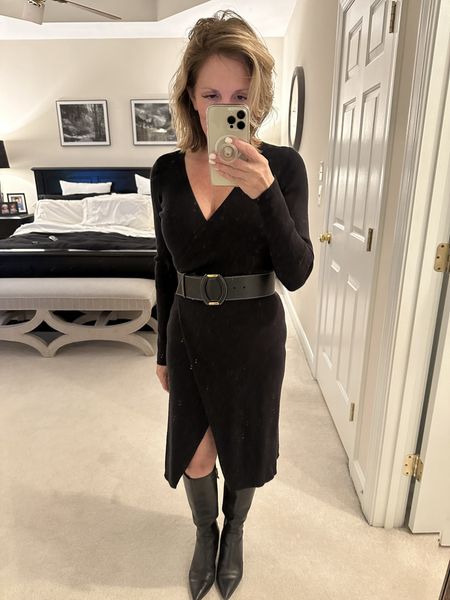 Wide black belt with so many looks. Pulled 4 dresses out of my closet to pair with belt and loved them all #widebelt #blackdress #chicoutfit

#LTKstyletip #LTKover40 #LTKfindsunder50