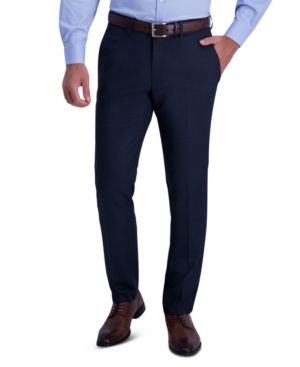Kenneth Cole Reaction Men's Slim-Fit Stretch Check Dress Pants | Macys (US)