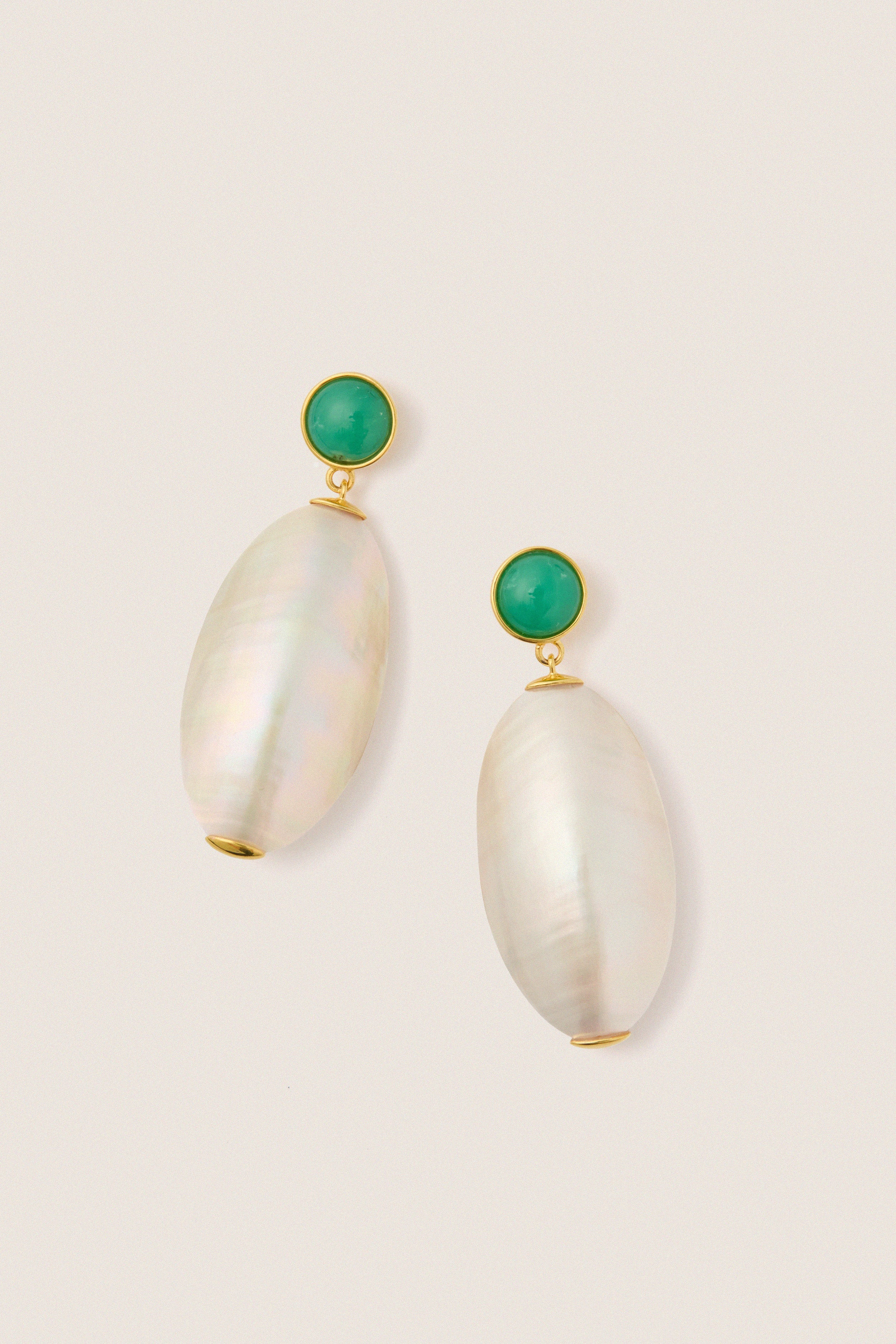 White Campana Earrings | Tuckernuck (US)