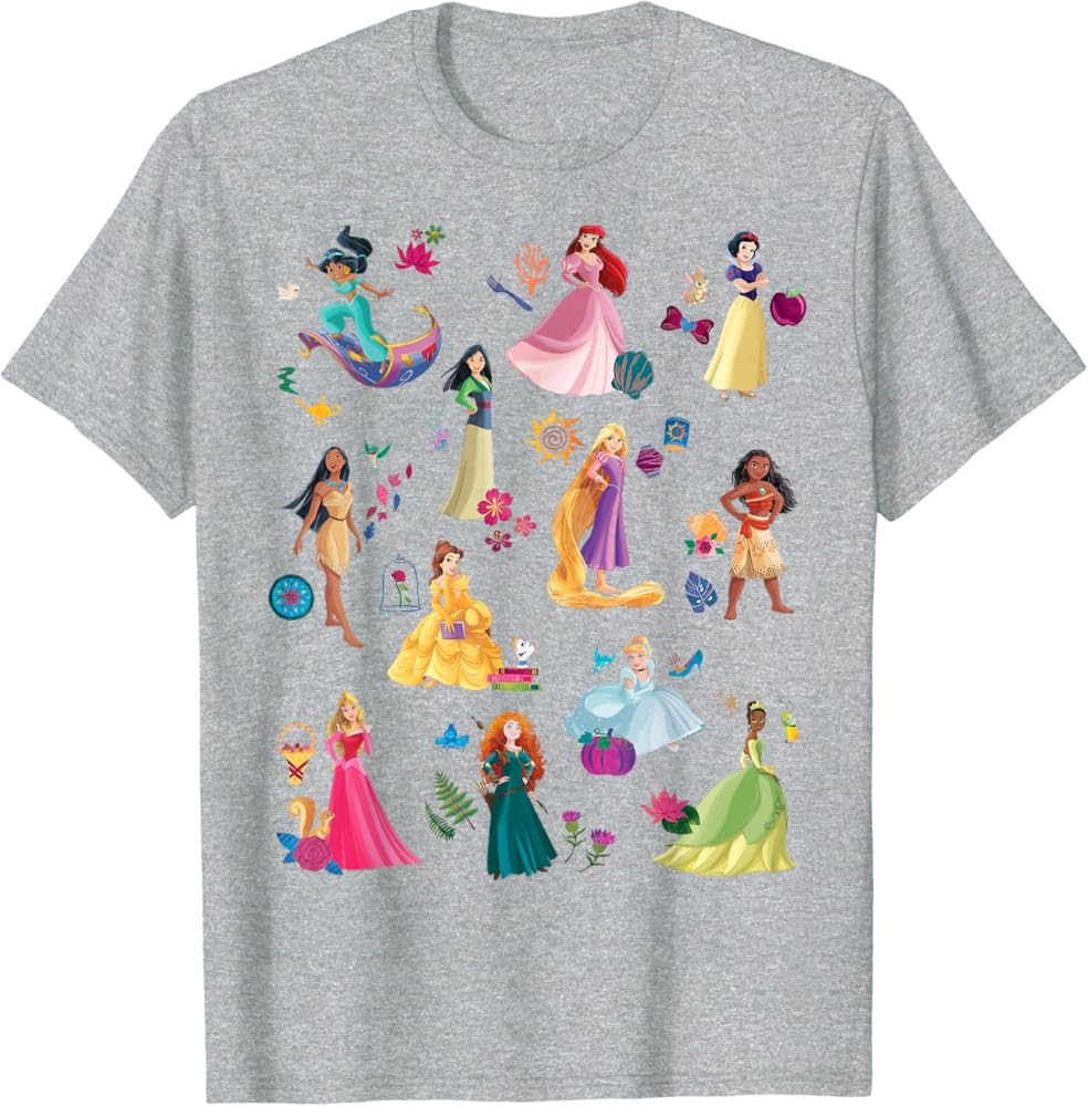 Disney Princess Magical Print T-Shirt | Amazon (US)