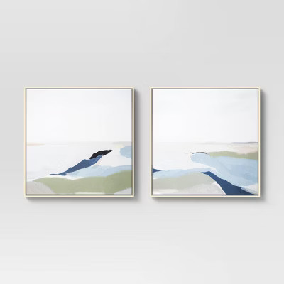 (Set of 2) 24" x 24" Perfect Land Framed Printed Canvas - Project 62™ | Target