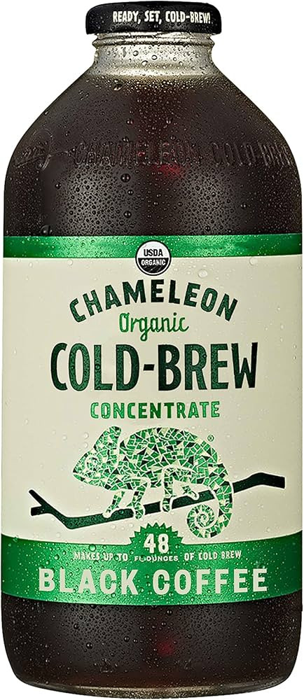 Chameleon dark roast Liquid Organic Cold Brew Concentrate Black Coffee, 32 fl oz. | Amazon (US)