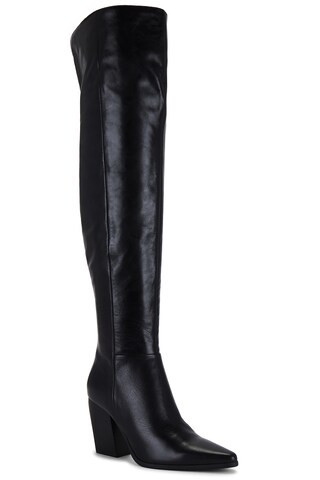 Steve Madden Bramble Boot in Black Leather from Revolve.com | Revolve Clothing (Global)