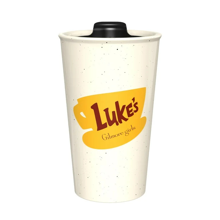 Zak Designs 11oz Gilmore Girls Ceramic Double Wall Java Twist Travel Tumbler | Walmart (US)