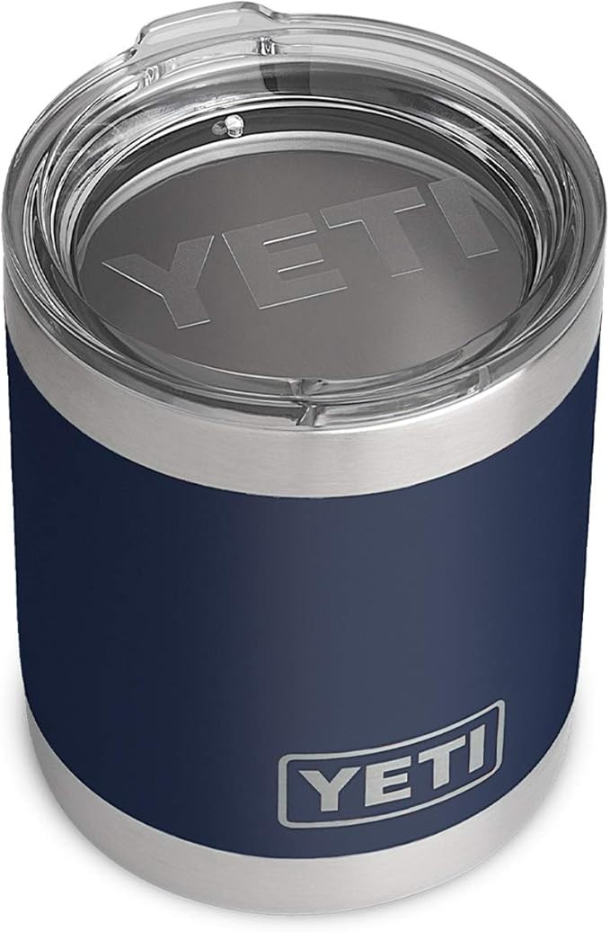YETI Rambler 10 oz Lowball, Vacuum Insulated, Stainless Steel with Standard Lid | Amazon (US)
