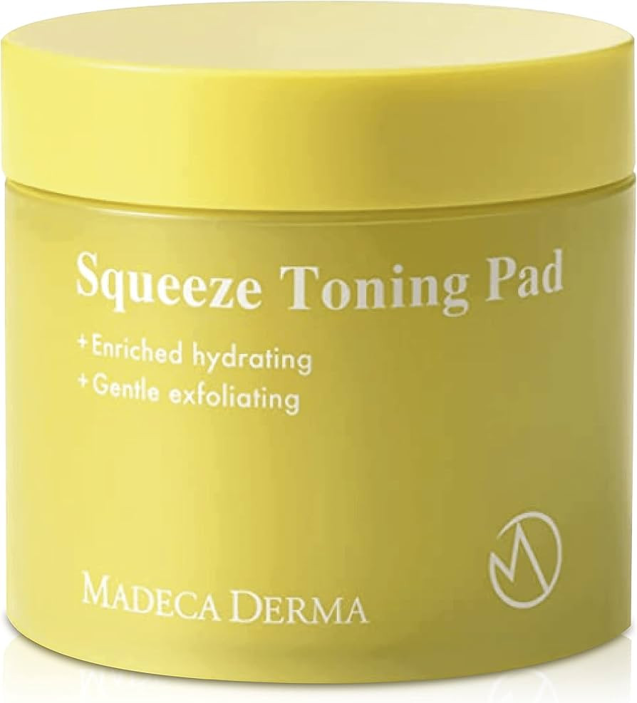 Madeca Derma Squeeze Toning Facial Pad for Women - Enriched Hydration & Gentle Exfoliating, Low-p... | Amazon (US)