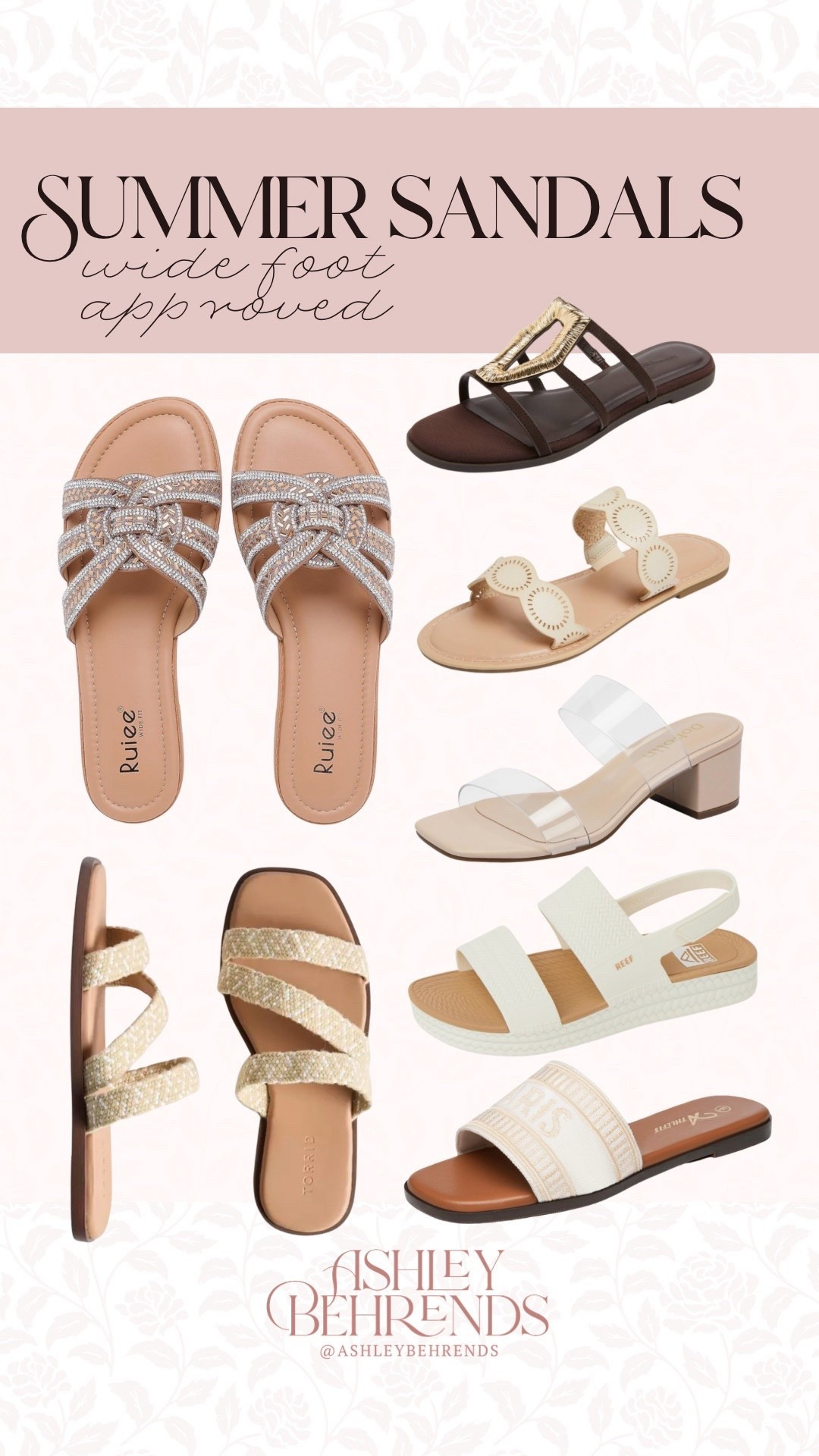 I love all the spring sandals this year. Think slides with stunning details that are comfy and wide foot friendly. These can be dressed up 👗 or down 👖 and they stay on trend. I love that these are all affordable as well. 
Platform sandals, embellished sandals 

#LTKPlusSize #LTKSeasonal #LTKSwim