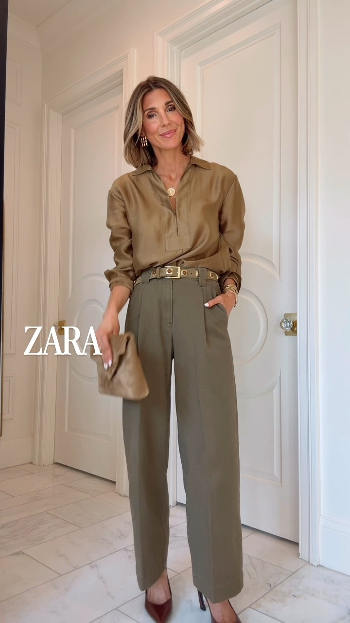 Zara fall OOTD! Loving this top in their new arrivals - so many ways to style!

#LTKootd #LTKSeasonal #LTKOver40