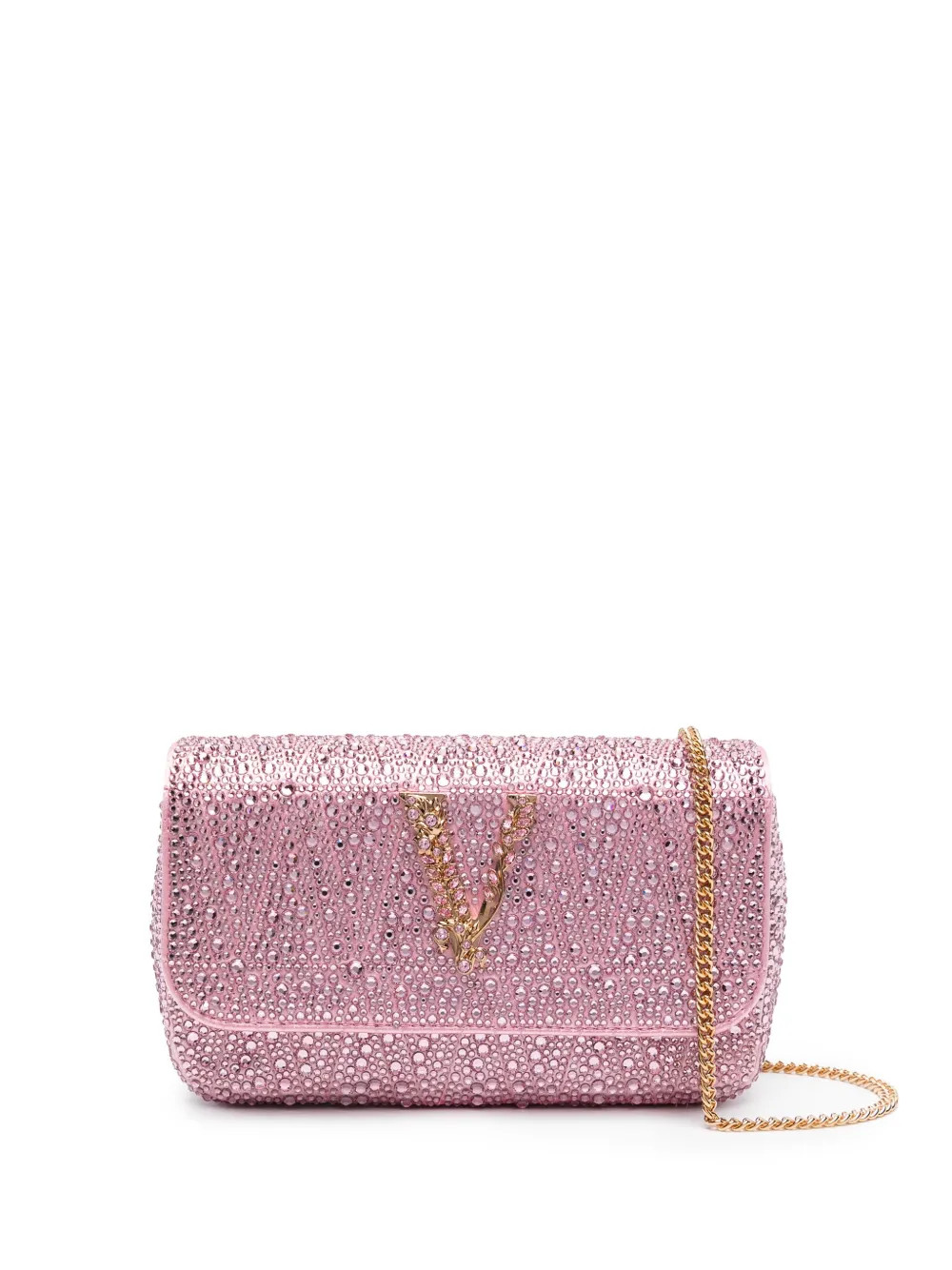 Virtus rhinestone-embellished shoulder bag | Farfetch Global