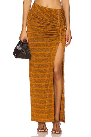 AZULU Marina Skirt in Cognac from Revolve.com | Revolve Clothing (Global)