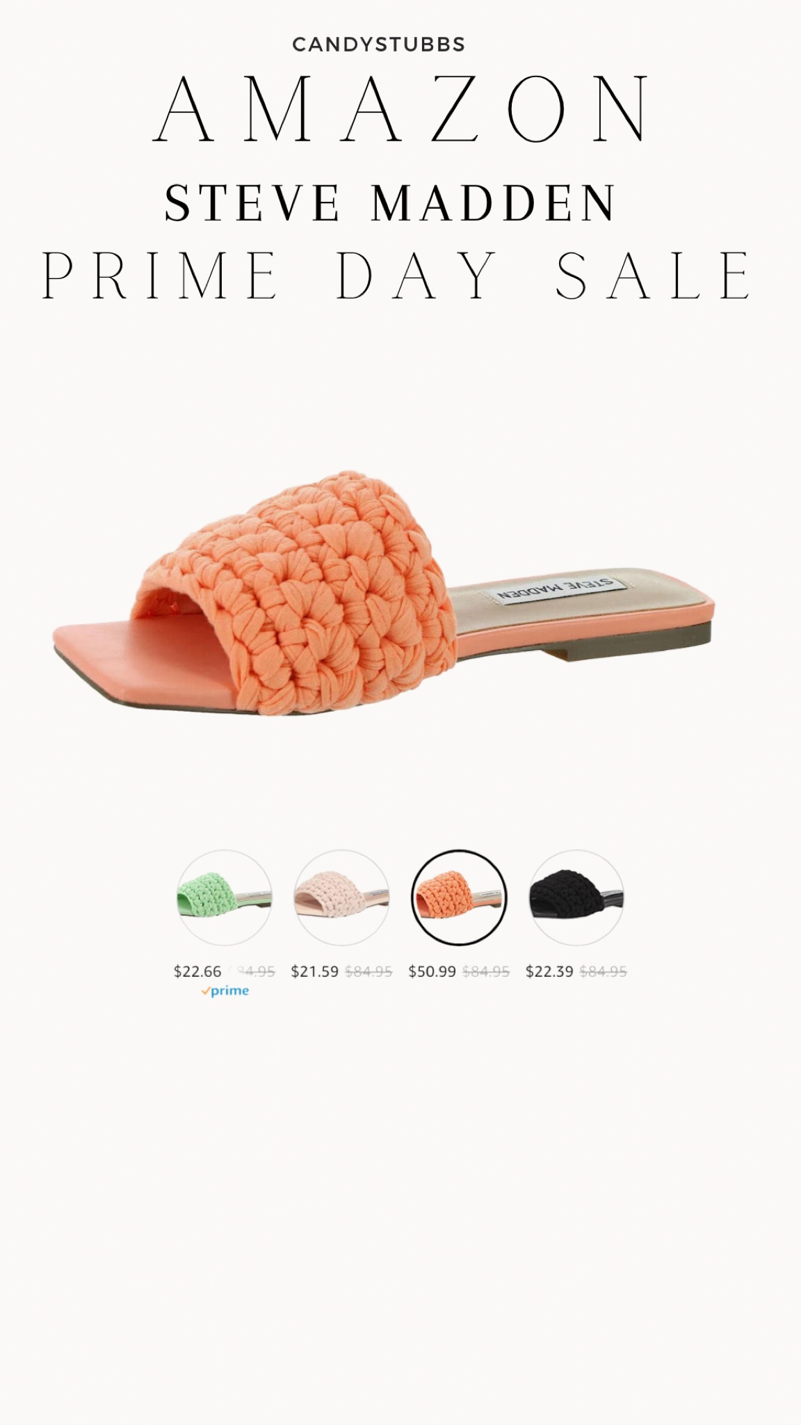 Steve Madden sandals amazon prime day sale