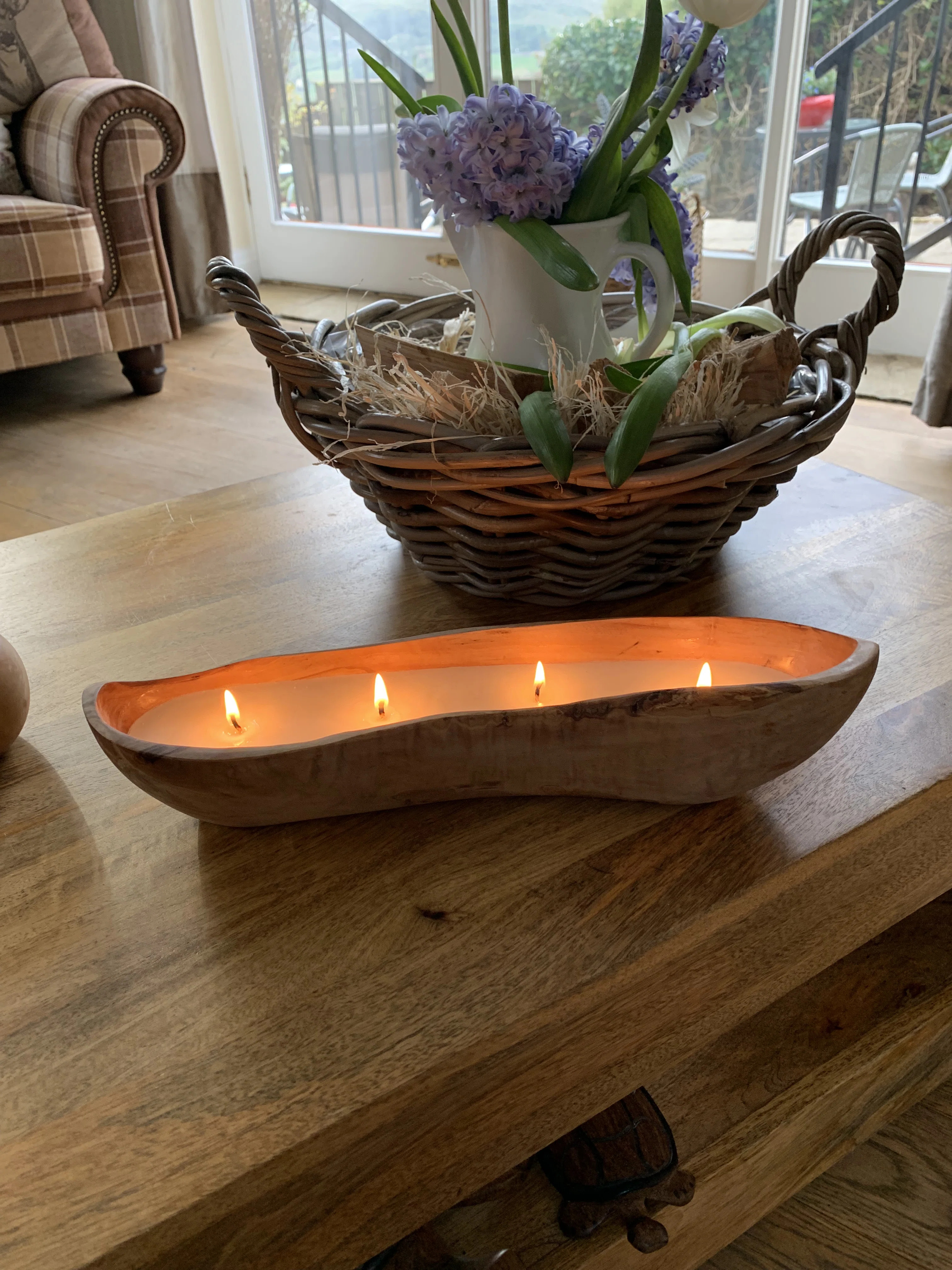 Fresh Scented Novelty Candle with Solid Wood Holder | Wayfair UK