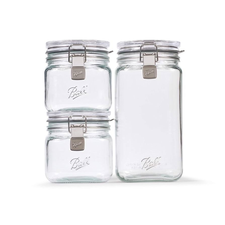 Ball Storage Latch Jars, 3-Pack | Amazon (US)