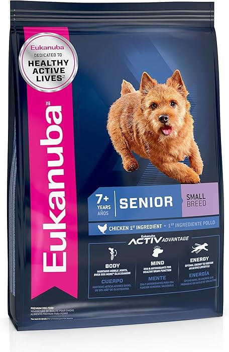 Eukanuba Senior Small Breed Dry Dog Food, 4.5 lb Bag | Amazon (US)