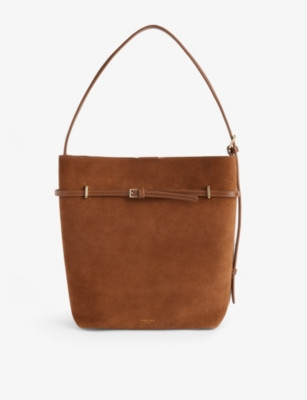 Belted suede tote bag | Selfridges