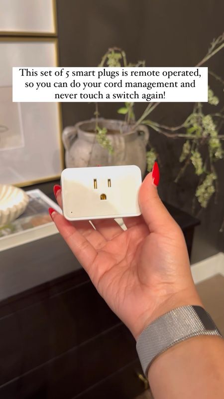 These smart plugs don’t require an app! Just control them using one of the two included remotes! The range on these is incredible. 

#LTKhome