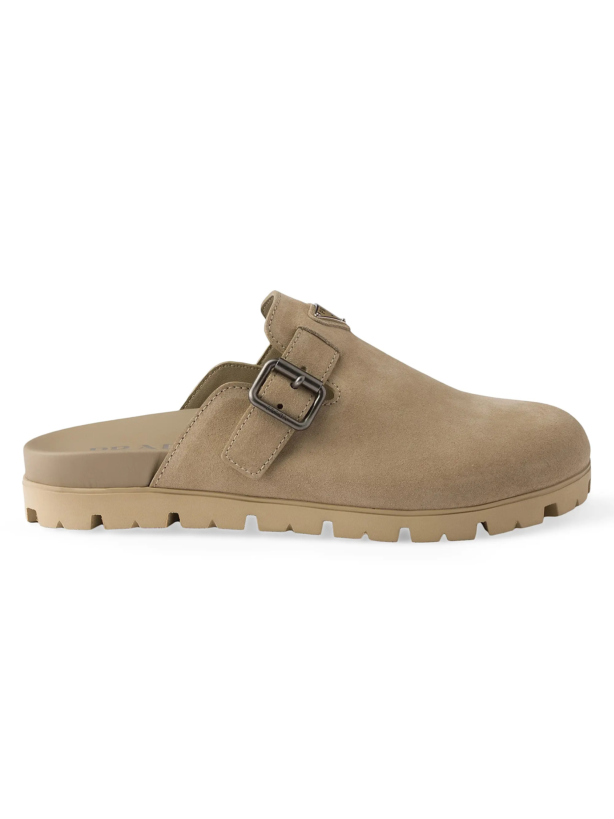 Prada Suede Mules | Saks Fifth Avenue | Saks Fifth Avenue