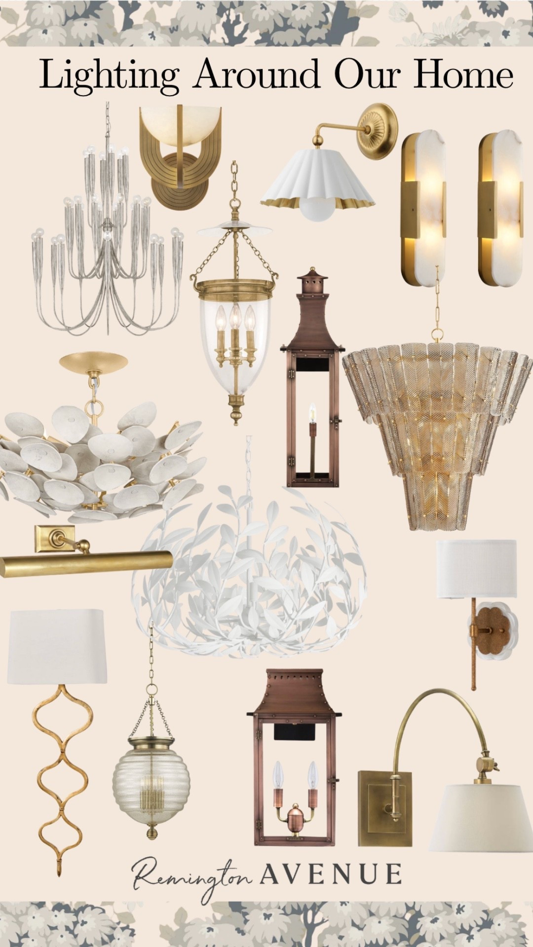 Lighting around my house + the wallpaper I chose for the powder bathroom comes in 3 color waves. 
Chandelier
Wall sconces 

@wayfair 5days of deals up to 60% off plus fast and easy delivery on orders over $35. 




#LTKHome #LTKSaleAlert