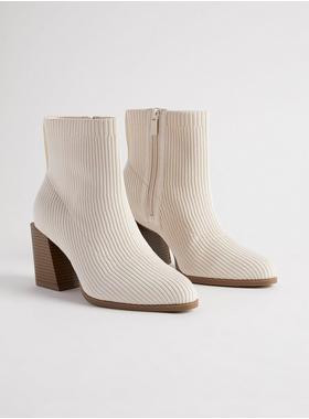 Stretch Ribbed Knit Bootie (WW) | Torrid (US & Canada)