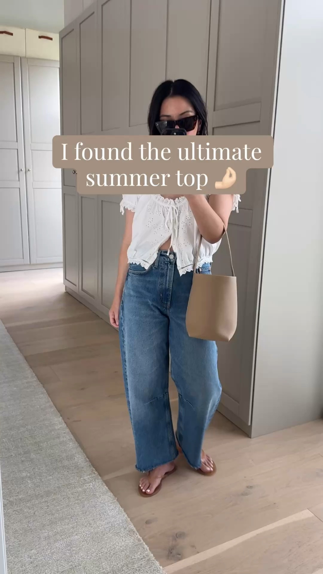 Citizens of humanity Miro jeans - maybe my favorite jeans. Slight curve, stunning wash! I did have to cut the hems on these. These run big, take your smaller size. 

DÔEN top small. Could wear the xs
COH Miro jeans 24, cut hems
Black Suede Studio sandals 35
The Row tote small
Celine sunglasses 
Dorsey James necklace 15”
Electric picks earrings Summer dresses

Summer outfits, petite style, summer style

#LTKootd #LTKmomlife #LTKPetite