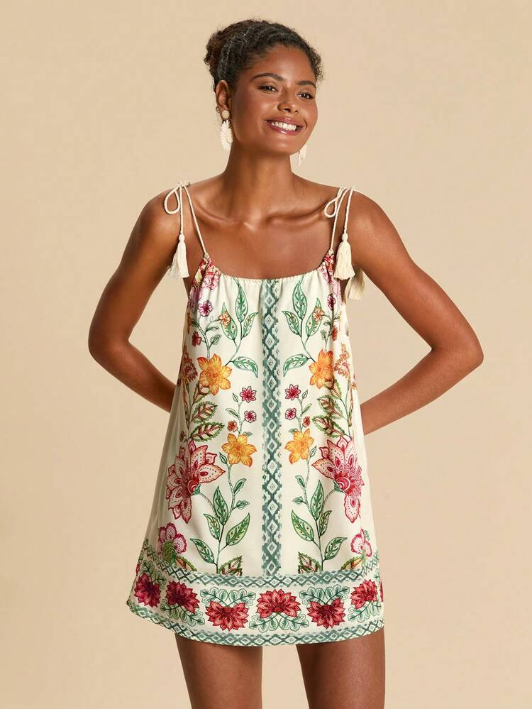 Travachic Women's Casual Floral Print Sleeveless Cover-Up,Summer,Festival,Party ,Cute,Beach,Casual,Vacation,Holiday,Summer Outfits,Spring Outfit Women ,Beach Outfit For Women,Beach Outfits For Women,Beach Outfit,Beach Outfits,Vacation Outfits Women,Holiday Outfits For Women,Summer Holiday Outfits,Holiday Outfits,Vacation Outfits For Women,Beach Vacation Outfits For Wome,Y2k Y2K,Country,Country Concert Outfit,Country Style For Women,Country Outfits For Women,Tropical, Mermaid, Bohemian, Ibiza, Western,Summer Dress,Summer Dresses For Women,Beach Dresses,Party Dresses,Elegant Dresses For Women,Casual Dresses,Vacation Dress,Floral Dress | SHEIN