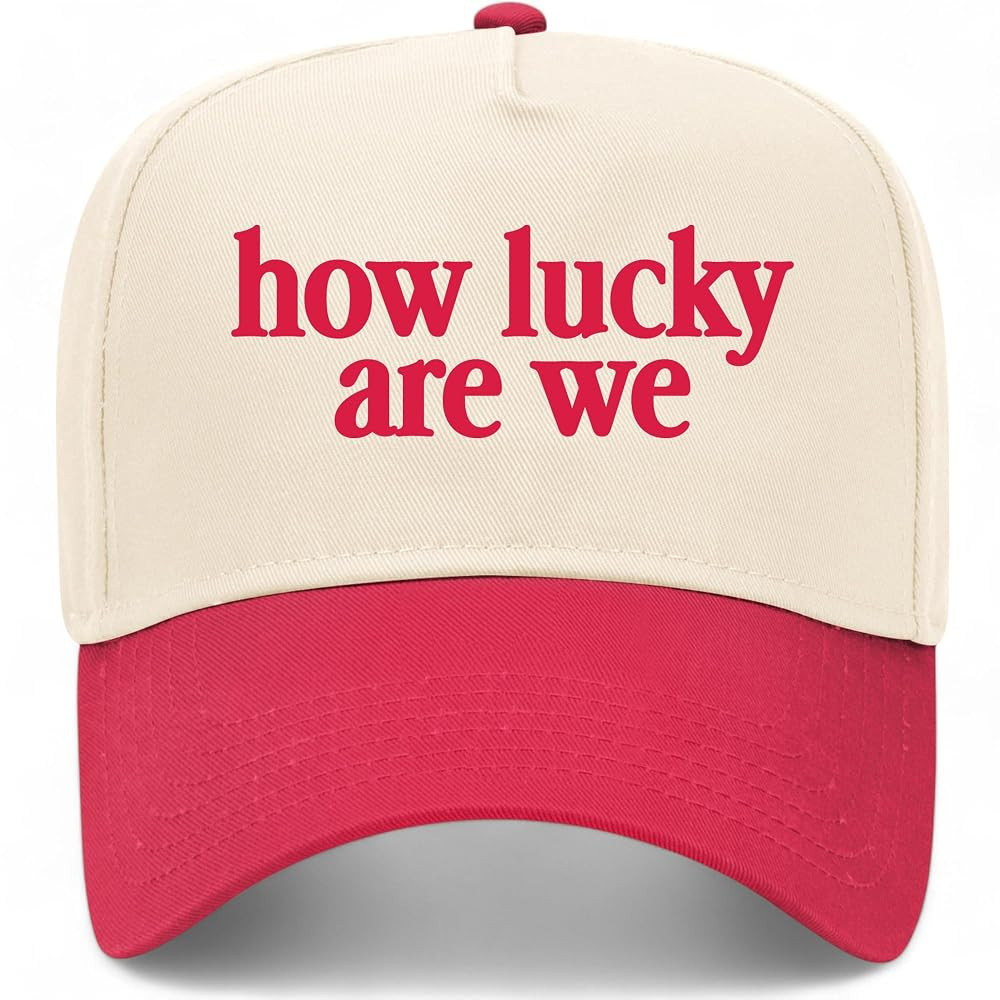 How Lucky are We Vintage Trucker Hat | Premium Snapback Baseball Hat for Men & Women | Amazon (US)