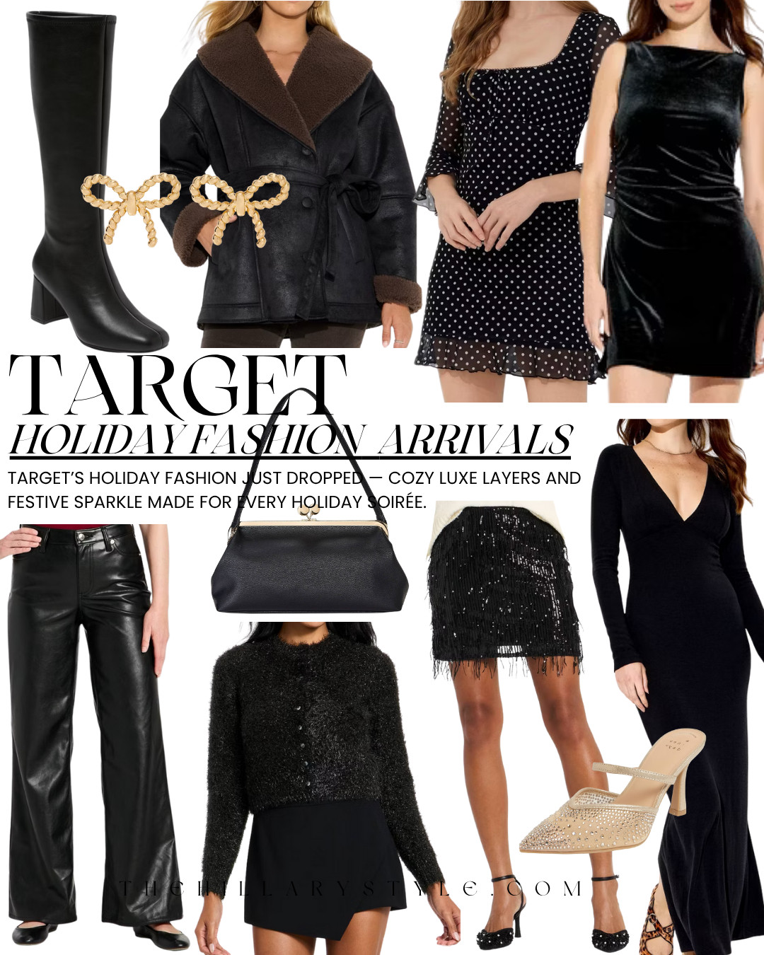 Target’s holiday fashion just dropped ✨ From cozy luxe layers to chic sparkle, these affordable finds are perfect for every party on your calendar. 

 #LTKHoliday #LTKSeasonal #LTKOver40