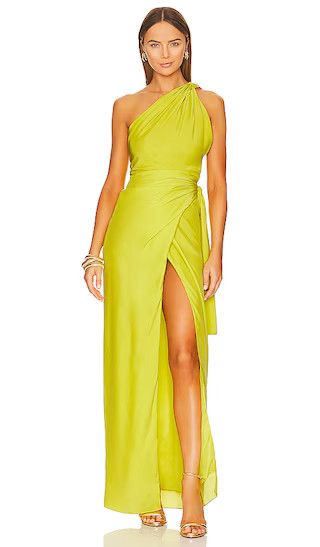 Emma Dress in Sun | Lime Green Dress | Lime Dress | Green Formal Dress | Yellow Dress | Revolve Clothing (Global)
