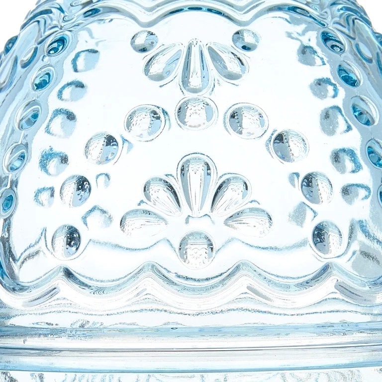 Glass Egg Candy Dish, Blue, 8", Easter by Way To Celebrate | Walmart (US)