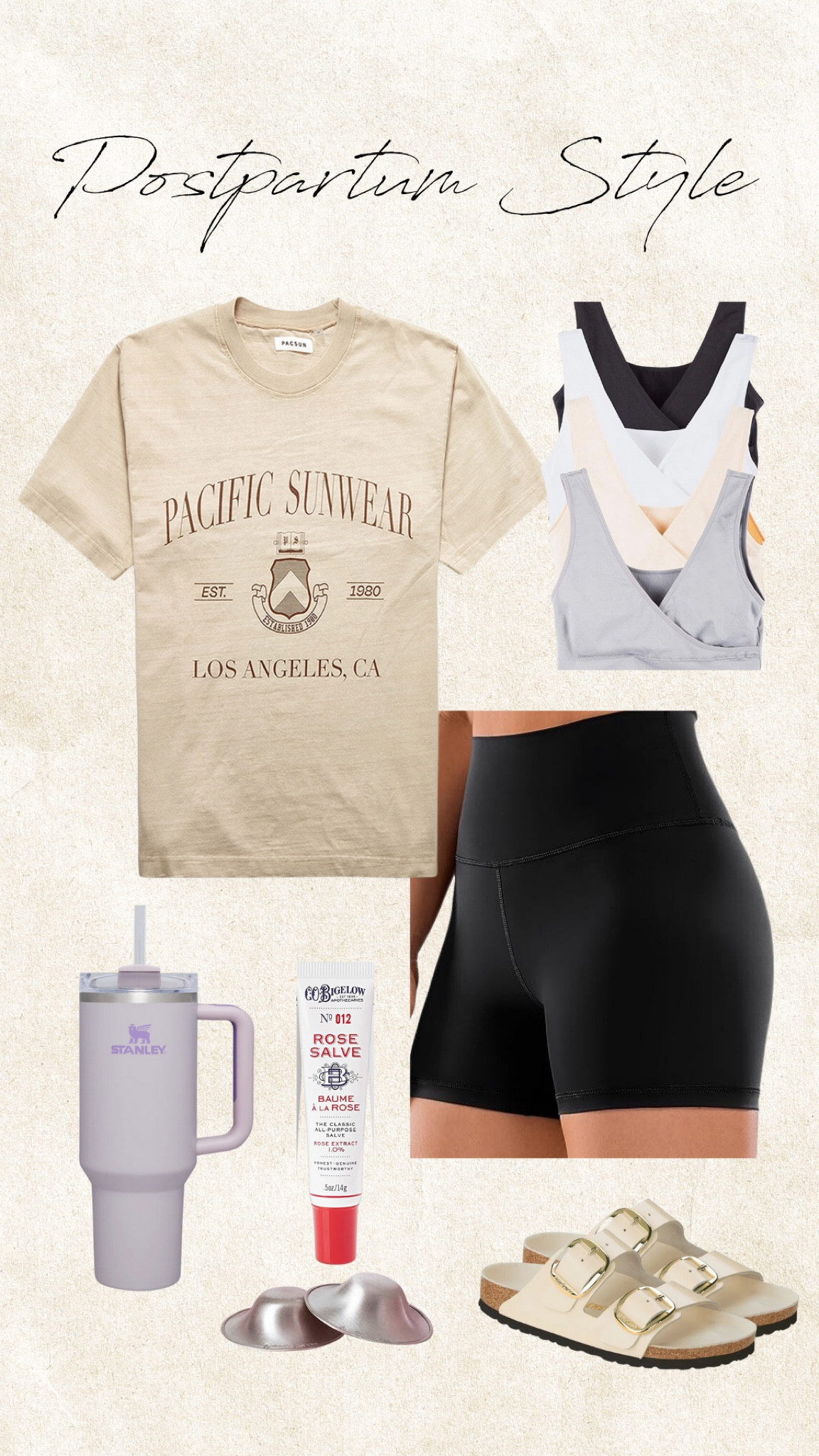 Keepin it real in this postpartum season-

Living  in oversized T-shirt’s, bike shorts,  nursing bras, silver cups,  and sandals 🙌🏽

No makeup, just lip balm and hydration 🤌🏽

#LTKSeasonal #LTKFind #LTKstyletip