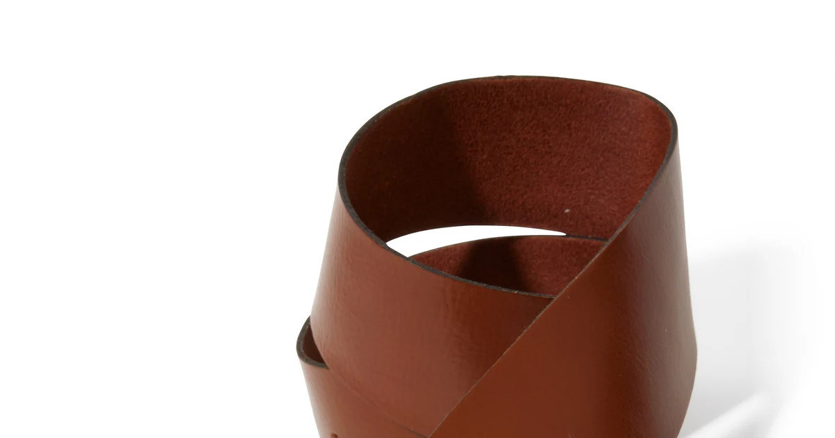 Wide Waist Leather Belt - Brown | Boston Proper | Boston Proper