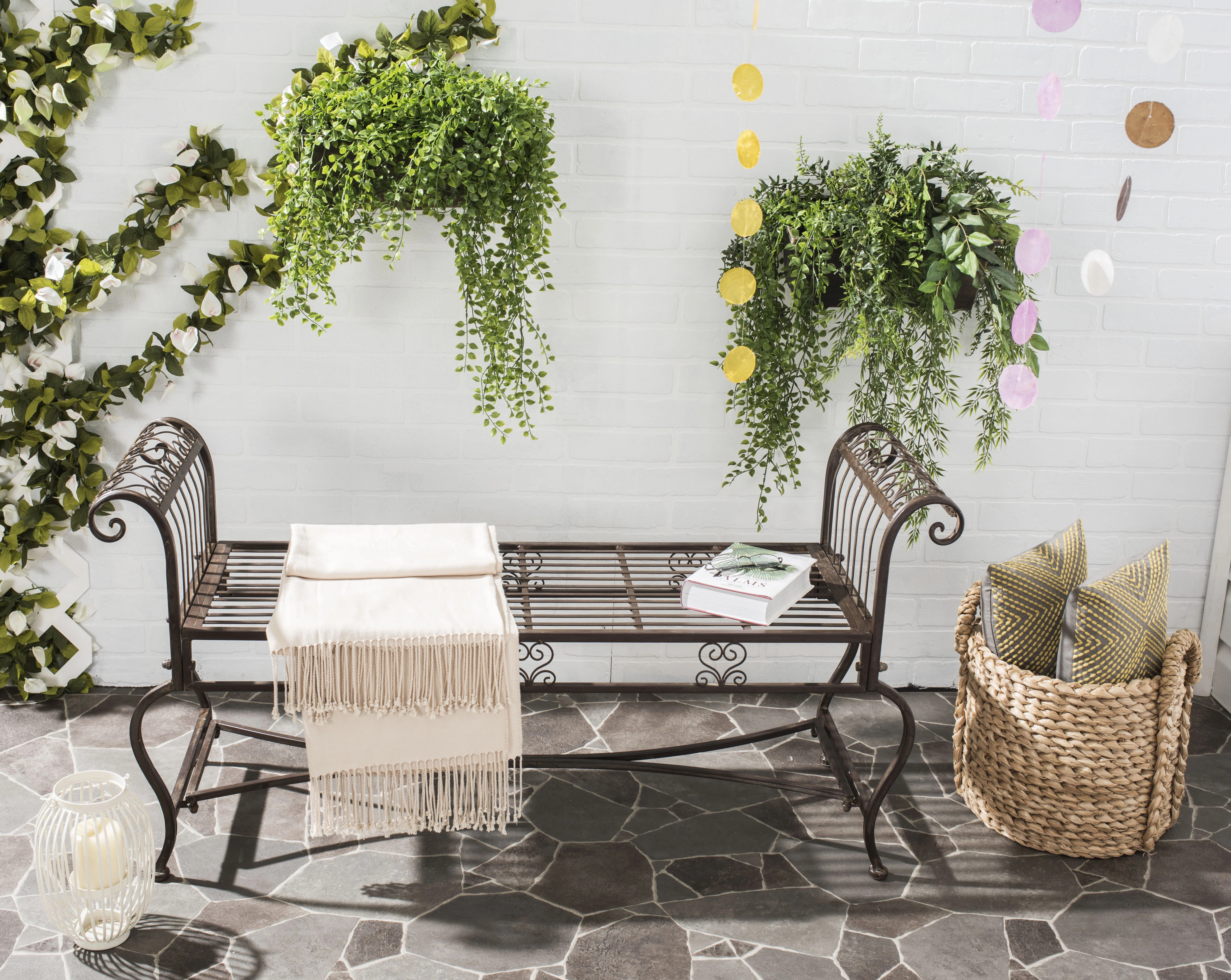 Beelu Iron Garden bench | Wayfair North America