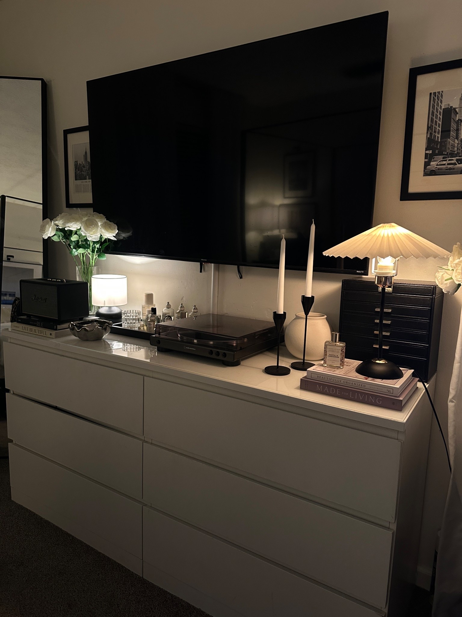 My dresser decor. 

#LTKStyleTip #LTKHome