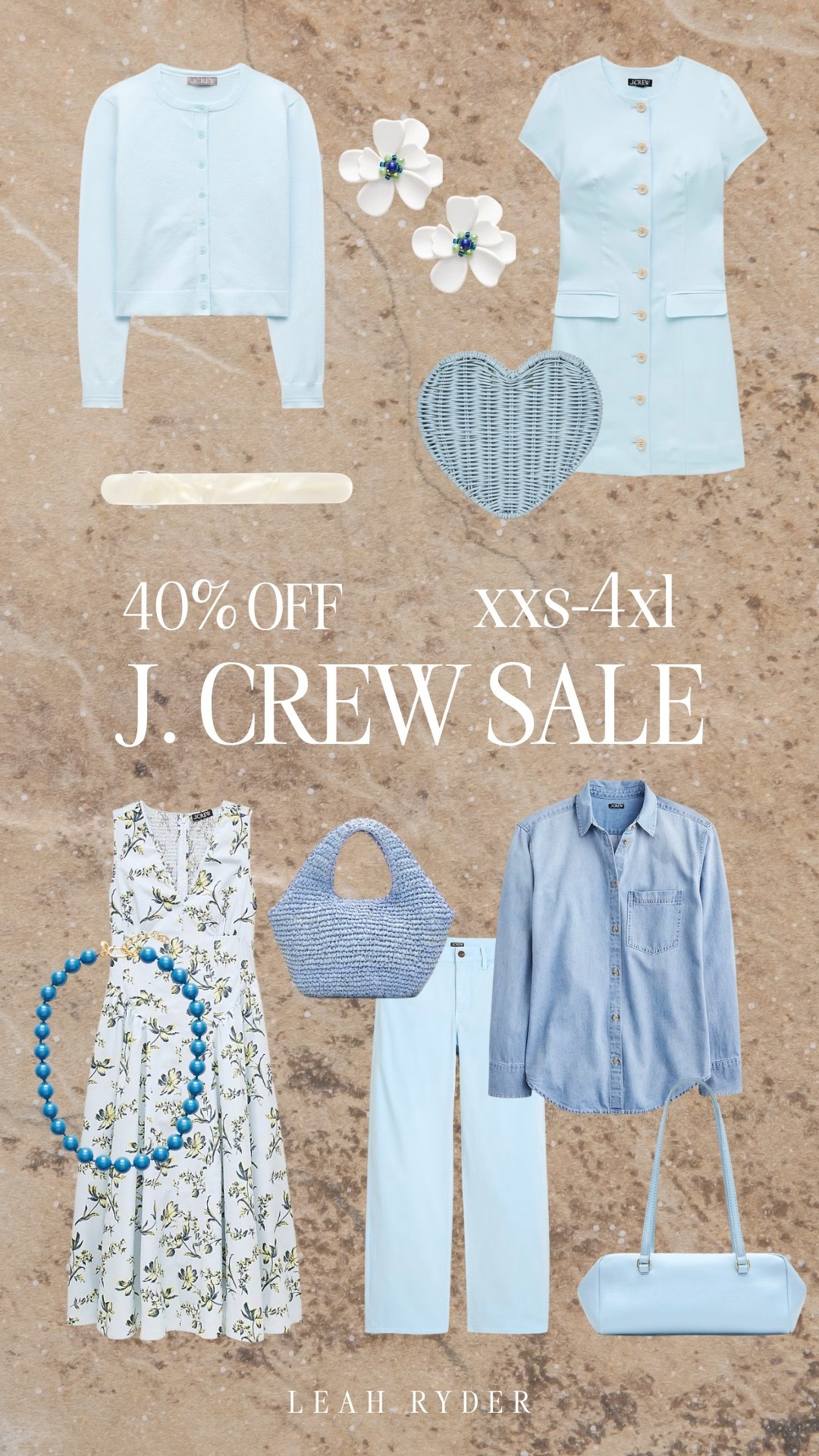 This color palette is so pretty for spring 💙 I love how everything feels classic but still fresh—pieces you can wear now and keep reaching for year after year. The dress is perfect for events, and the denim + trousers combo is such an easy everyday look you can dress up or down. Plus sizing runs XXS–4X, and 40% off is the best time to grab those staple pieces!

#LTKSaleAlert #LTKPlusSize