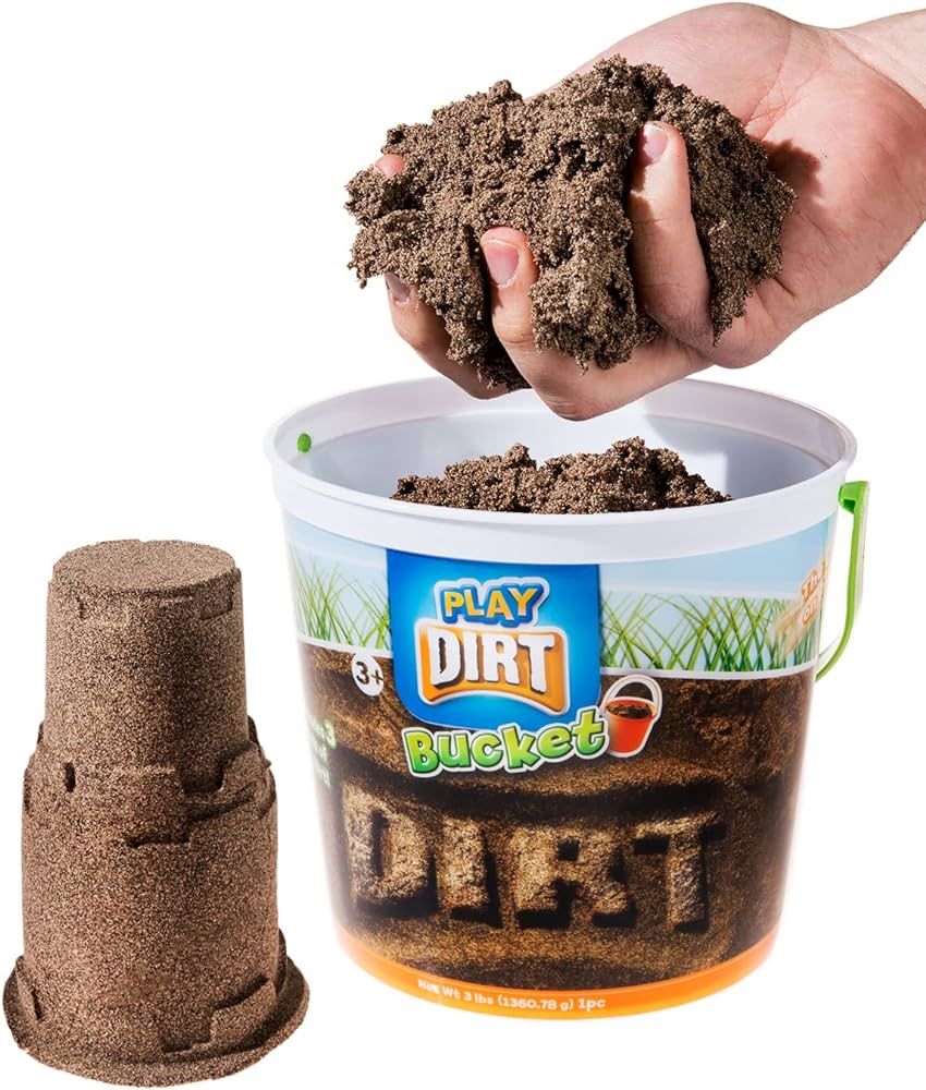 Play Dirt Bucket (3 Lb) - Unique Sand for Burying and Digging Fun by Sands Alive | Amazon (US)