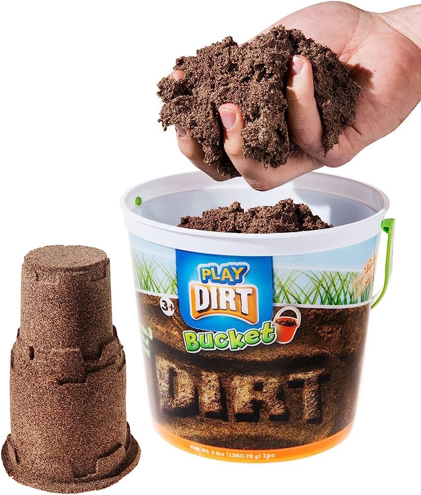 Play Dirt Bucket (3 Lb) - Unique Sand for Burying and Digging Fun by Sands Alive | Amazon (US)