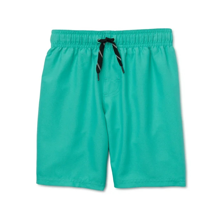 Wonder Nation Boys Everyday Value Swim Trunk, Sizes 4-18 & Husky | Walmart (US)