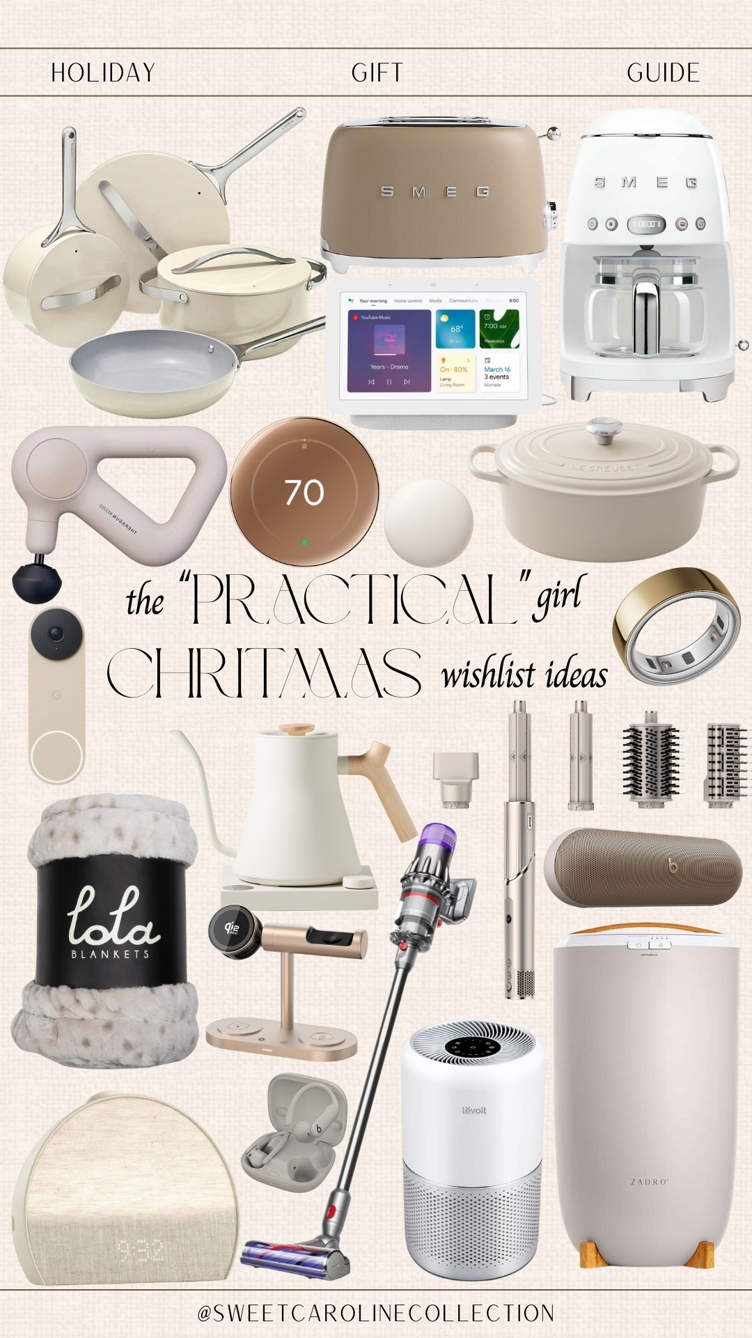 The PRACTICAL girl Christmas Wishlist ideas ✨

Bala weights, candle, sleep mask, slippers, red light therapy, salt and stone, face roller, Hatch alarm, tea kettle, homebody, cozy edit, bath robe, hotel robe, Serena and Lily, Mackenzie Childs, slippers, candle, lip mask, eye mask, aroma diffuser, socks, pajamas, blanket, bombas, Nordstrom, gift guide, skims, Smeg, canopy, diffuser, fellow, tea kettle, caraway, pot and pan set, voluspa? Blanket, parachute, luigi bormioli, barefoot dreams, wine chiller, nest, candle, vinglace, cocktail shaker, electric kettle, Goop, cookware set, ted baker, blanket, under 300, under 200, under 150, under 100, gift guide, for her, OHOM, Upwest, under 50, home, beauty, perfume, candle, mug, mug warmer, bra, bracelet, Christmas gifts, holiday, seasonal, best sellers, necklace, Chanel, sneakers, new balance, Ugg, bucket hat, Nike, sweatshirt, tennis bracelet, lipstick, slippers, under 50, sweet Caroline collection#LTKhome

#LTKFindsUnder100 #LTKHoliday #LTKGiftGuide