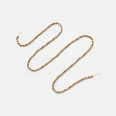 Bead Decorative Garland Gold - Threshold™ designed with Studio McGee | Target