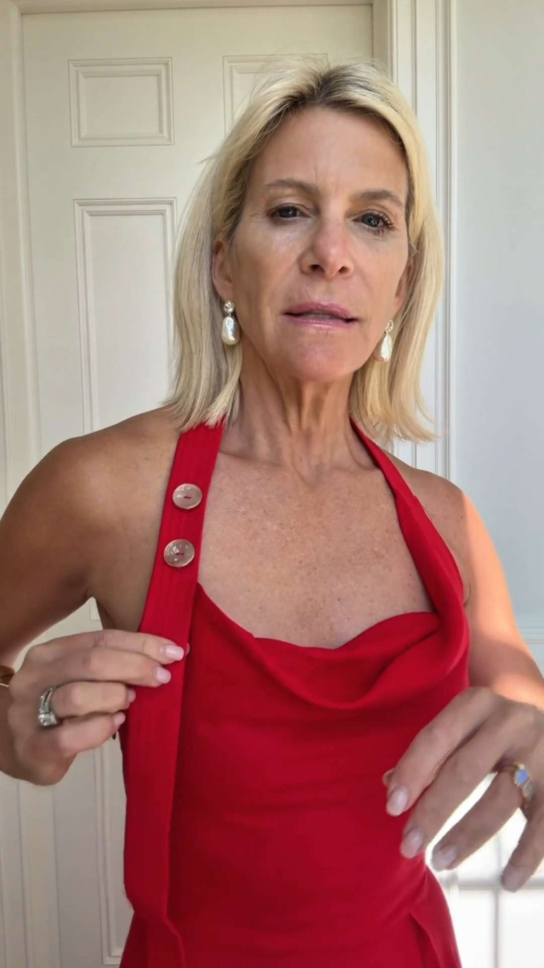 This red linen dress is the kind of piece that turns heads the moment you walk into a room. The draped neckline and flattering silhouette make it perfect for summer weddings, vacation dinners, and any special occasion on your calendar.

💡 LTK MADE EASY

❤️ Heart = Support my posts
🔖 Save = Get sale & restock alerts
📋 Lists = Keep favorites organized
📲 Share = Send to yourself for later
💬 Comment = Ask me anything 

 #LTKootd #LTKSeasonal #LTKOver40