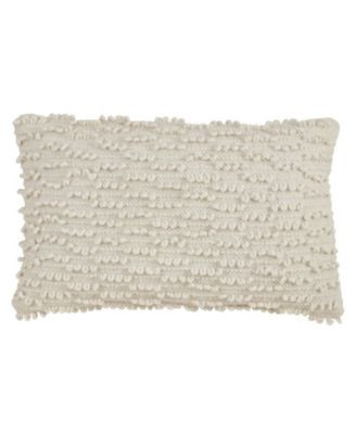 Saro Lifestyle Nubby Decorative Pillow, 12 | Macy's