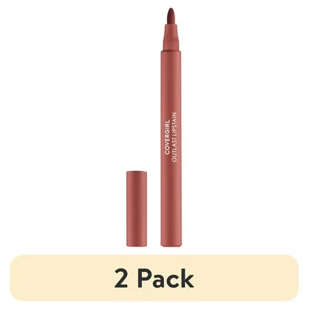 (2 pack) COVERGIRL Outlast Lipstain, 65 Natural Blush, Pink, 0.05 fl oz | Walmart (US)