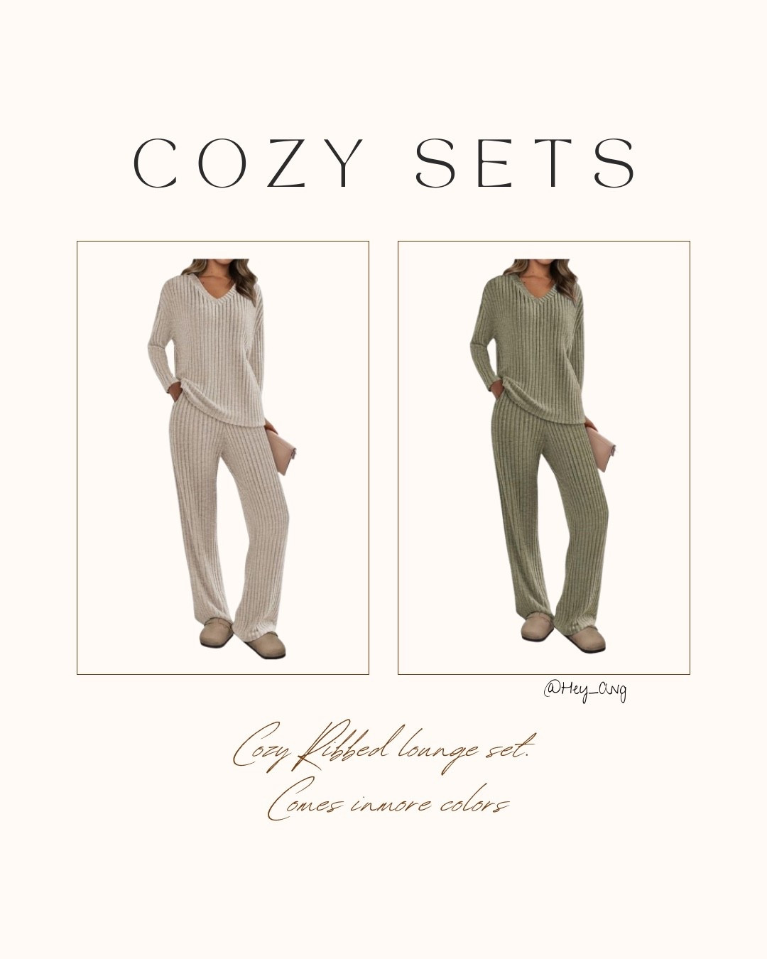 Cozy sets are trending for Fall. I love this ribbed set. I love that the top is a v-neck Perfect for lounging or travel. Come on more colors. 

#LTKFindsUnder50 #LTKStyleTip