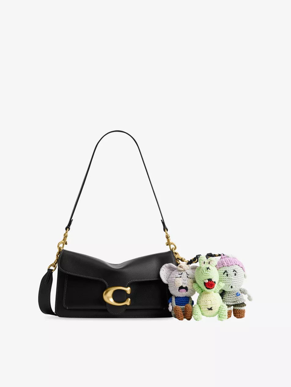 Coach x Brain Dead Soft Tabby 26 Crochet Charm Leather Shoulder Bag | Selfridges