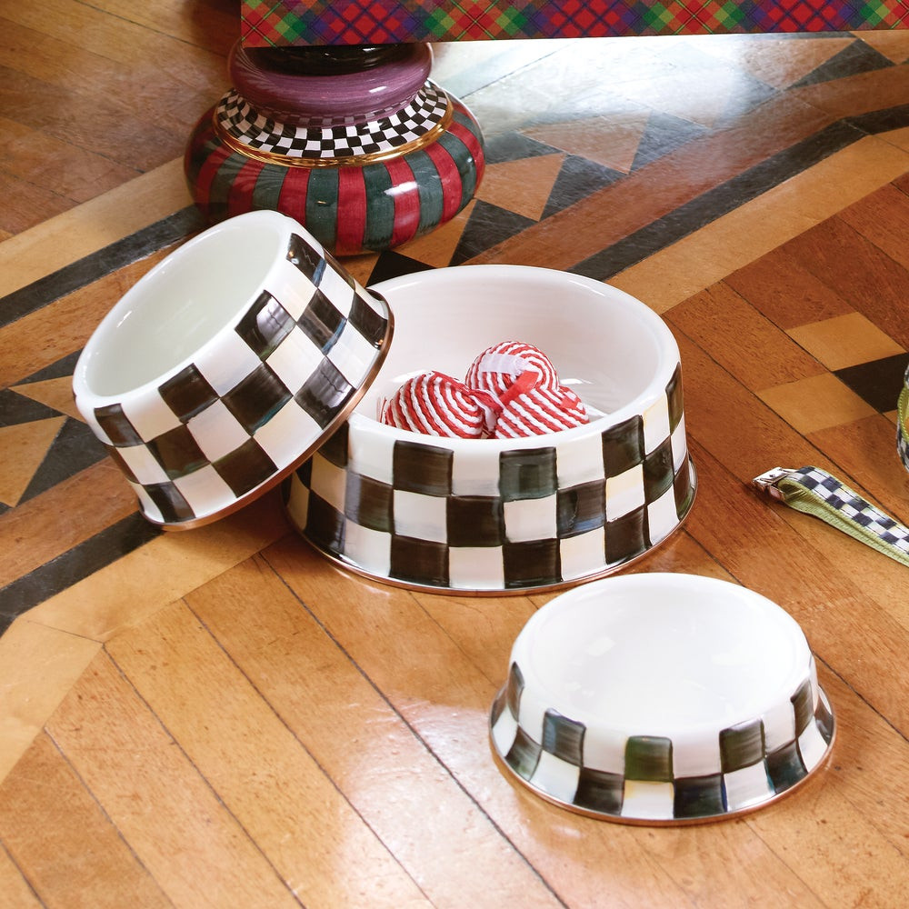Check Pet Dishes | MacKenzie-Childs